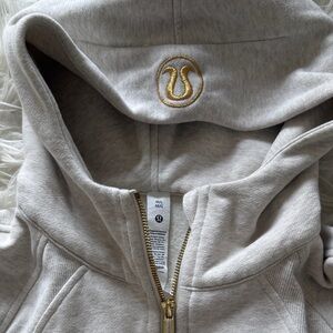 Lululemon Athletica Scuba Hoodie Bone / Gold